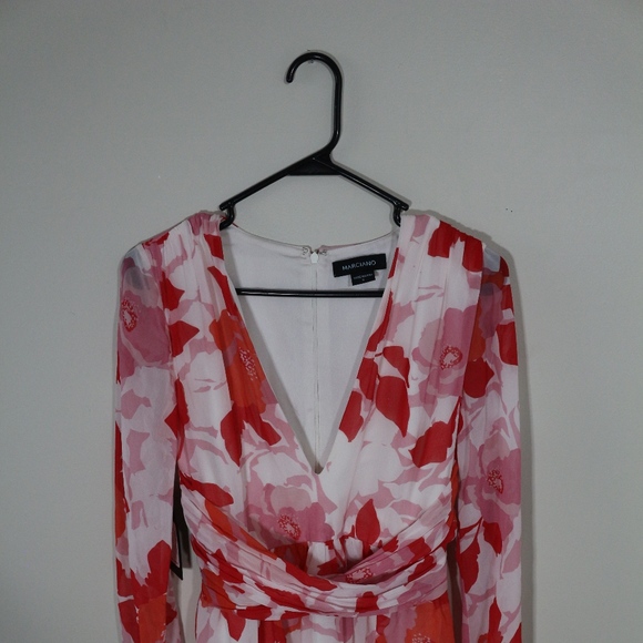 marciano floral dress